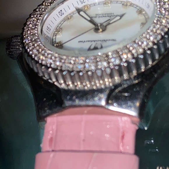TechnoMarine TechnoLady Diamond Bezel Mother of Pearl Watch - Picture 14 of 17